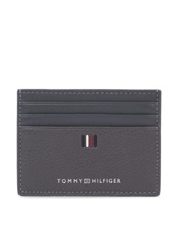 Etui na karty kredytowe Tommy Hilfiger Th Central Cc Holder AM0AM11858 Szary ze sklepu eobuwie.pl w kategorii Portfele męskie - zdjęcie 181338215