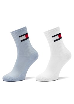 Zestaw 2 par wysokich skarpet dziecięcych Tommy Hilfiger 701229940 Błękitny ze sklepu eobuwie.pl w kategorii Skarpetki dziecięce - zdjęcie 181338286