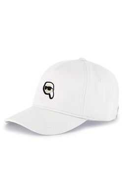 Czapka z daszkiem KARL LAGERFELD Z30398 Biały ze sklepu eobuwie.pl w kategorii Czapki dziecięce - zdjęcie 181338419