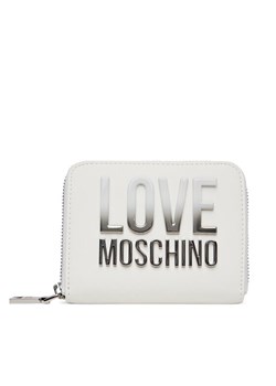 Mały Portfel Damski LOVE MOSCHINO JC5732PP0MKD0100 Biały ze sklepu eobuwie.pl w kategorii Portfele damskie - zdjęcie 181338497