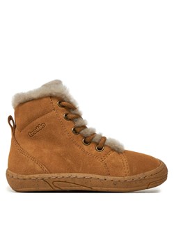 Trzewiki Froddo Minni Suede Laces G2110140-2 S Brązowy ze sklepu eobuwie.pl w kategorii Buty zimowe dziecięce - zdjęcie 181338559