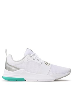 Sneakersy Puma Mapf1 Wired Run 306787 06 Biały ze sklepu eobuwie.pl w kategorii Buty sportowe męskie - zdjęcie 181338687