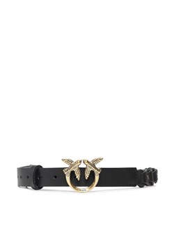 Pasek Damski Pinko Love Duble Belt H2 2022 PLT01 1H2114 Y7SP Czarny ze sklepu eobuwie.pl w kategorii Paski damskie - zdjęcie 181338699