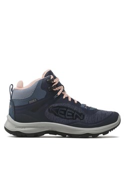 Trekkingi Keen Terradora Flex Mid Wp W 1026877 Granatowy ze sklepu eobuwie.pl w kategorii Buty trekkingowe damskie - zdjęcie 181338888
