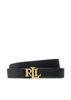 Pasek Damski Lauren Ralph Lauren 412912038001 Czarny ze sklepu eobuwie.pl w kategorii Paski damskie - zdjęcie 181805668