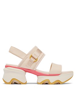 Sandały Sorel KINETIC™ Impact Slingback Heel 2030481 Czerwony ze sklepu eobuwie.pl w kategorii Sandały damskie - zdjęcie 181805799