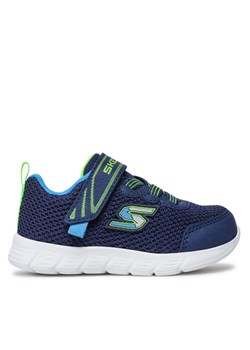 Sneakersy Skechers Mini Trainer 407305N/NVLM Granatowy ze sklepu eobuwie.pl w kategorii Buty sportowe dziecięce - zdjęcie 181805887