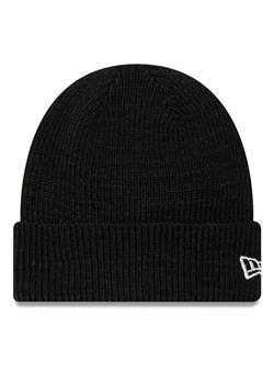 Czapka New Era Wool Cuff Knit Beanie 60424814 Czarny ze sklepu eobuwie.pl w kategorii Czapki zimowe męskie - zdjęcie 181805916