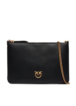 Torebka Pinko Flat Classic PE 23 PCPL 100455 A0F1 Czarny ze sklepu eobuwie.pl w kategorii Kopertówki - zdjęcie 181806016
