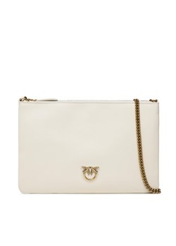 Torebka PINKO Flat Classic PE 23 PCPL 100455 A0F1 Écru ze sklepu eobuwie.pl w kategorii Kopertówki - zdjęcie 181806168