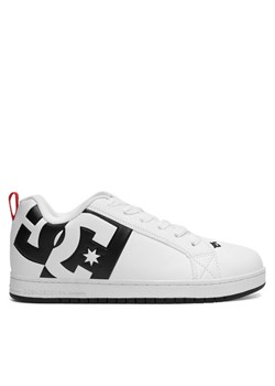 Sneakersy DC COURT GRAFFIK SQ ADYS100442-WLK Biały ze sklepu eobuwie.pl w kategorii Buty sportowe męskie - zdjęcie 181806176