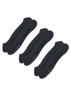 Zestaw 3 par stopek damskich JENNY 4WB-001-AW23 (3-pack) Czarny ze sklepu eobuwie.pl w kategorii Skarpetki damskie - zdjęcie 181806187