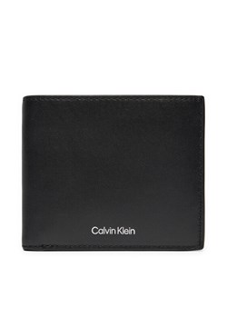 Duży Portfel Męski Calvin Klein Ck Sleek Bifold 5cc W/Coin K50K512691 Czarny ze sklepu eobuwie.pl w kategorii Portfele męskie - zdjęcie 181806366