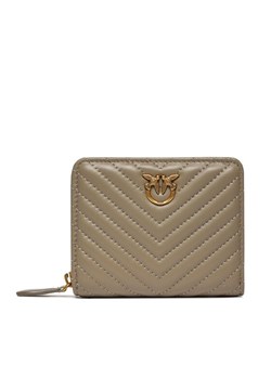 Duży Portfel Damski Pinko Taylor Zip Around PE 24 PCPL 100249 A0GK Szary ze sklepu eobuwie.pl w kategorii Portfele damskie - zdjęcie 181806577