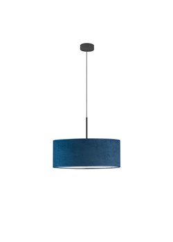 Nowoczesny żyrandol do jadalni SINTRA VELUR fi - 50 cm kolor granatowy ze sklepu Lysne w kategorii Lampy wiszące - zdjęcie 181814179