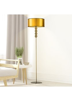 Czarno - złota lampa stojąca BERMUDY MIRROR ze sklepu Lysne w kategorii Lampy podłogowe - zdjęcie 181814546