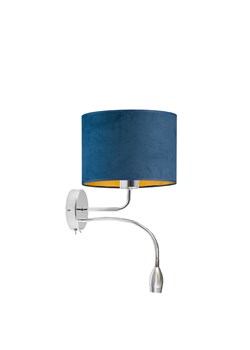 Nowoczesna lampka ścienna nad łóżko CAPRI VELUR ze sklepu Lysne w kategorii Lampy ścienne - zdjęcie 181814685