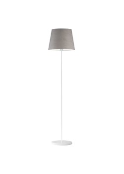 Biała lampa stojąca z welurowym kloszem VASTO VELUR ze sklepu Lysne w kategorii Lampy podłogowe - zdjęcie 181814738