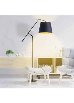 Eklektyczna lampa podłogowa do salonu FOYA GOLD z regulacją kąta padania światła ze sklepu Lysne w kategorii Lampy podłogowe - zdjęcie 181814956