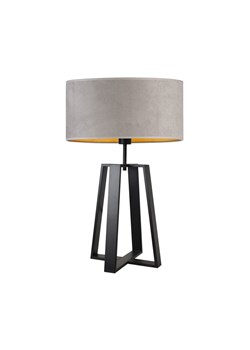 Designerska lampa stołowa w stylu skandynawskim THOR VELUR z szarym abażurem - id: 10446 - marki Ciekot Partners Sp. Z O. O. - 181815138 Designerska lampa stołowa w stylu skandynawskim THOR VELUR z szarym abażurem ze sklepu Lysne w kategorii Lampy stołowe - zdjęcie 181815138