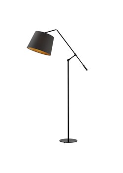 Czarna lampa podłogowa w stylu glamour FOYA GOLD - id: 10735 - marki Ciekot Partners Sp. Z O. O. - 181815335 Czarna lampa podłogowa w stylu glamour FOYA GOLD ze sklepu Lysne w kategorii Lampy podłogowe - zdjęcie 181815335
