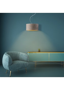 Nowoczesna lampa sufitowa HAJFA VELUR fi - 30 cm ze sklepu Lysne w kategorii Lampy sufitowe - zdjęcie 181815988