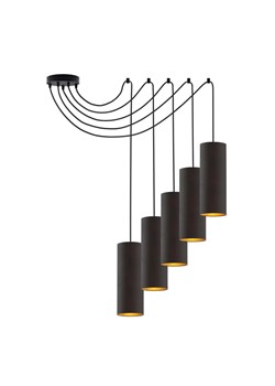 Żyrandol do salonu typu pająk VIZELA T5 GOLD ze sklepu Lysne w kategorii Lampy wiszące - zdjęcie 181816248