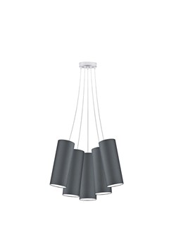 Designerska lampa wisząca w graficie VIZELA T5 ze sklepu Lysne w kategorii Lampy wiszące - zdjęcie 181816928