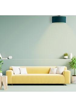 Designerska lampa przysufitowa w stylu urban jungle WENECJA VELUR fi - 30 cm kolor zieleń butelkowa ze sklepu Lysne w kategorii Lampy sufitowe - zdjęcie 181817549