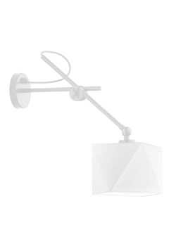 Biały lampa ścienna na wysięgniku ruchomym TIRANA ze sklepu Lysne w kategorii Lampy ścienne - zdjęcie 181817639