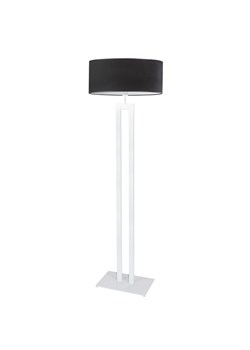 Biała lampa stojąca z czarnym welurowym abażurem KALIFORNIA VELUR ze sklepu Lysne w kategorii Lampy podłogowe - zdjęcie 181817846