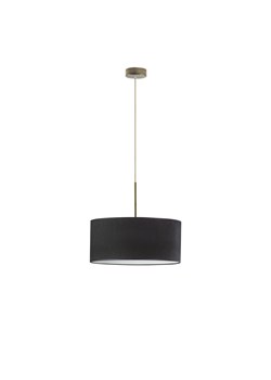 Regulowany żyrandol z welurowym abażurem SINTRA VELUR fi - 40 cm - kolor czarny ze sklepu Lysne w kategorii Lampy wiszące - zdjęcie 181817998
