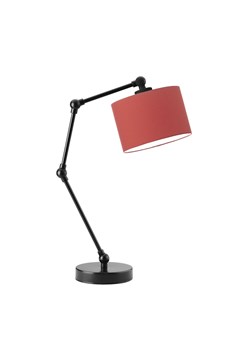 Designerska lampka nocna z czerwonym abażurem ASMARA ze sklepu Lysne w kategorii Lampy stołowe - zdjęcie 181818149