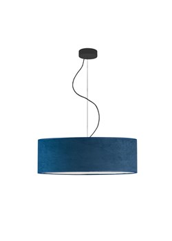 Regulowana lampa do jadalni HAJFA VELUR fi - 60 cm kolor granatowy ze sklepu Lysne w kategorii Lampy wiszące - zdjęcie 181818207