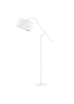 Biała lampa podłogowa z regulacją COLMA GOLD ze sklepu Lysne w kategorii Lampy podłogowe - zdjęcie 181818545