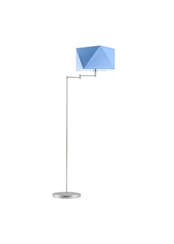 Nowoczesna lampa podłogowa dla dzieci SANTIAGO z niebieskim kloszem ze sklepu Lysne w kategorii Lampy dziecięce - zdjęcie 181820287