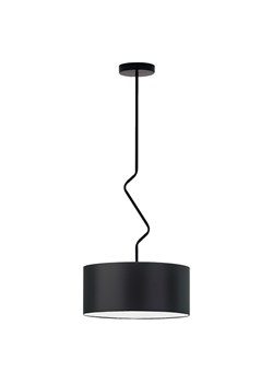 Czarna lampa sufitowa LED LOZANNA fi - 40 cm ze sklepu Lysne w kategorii Lampy sufitowe - zdjęcie 181820706