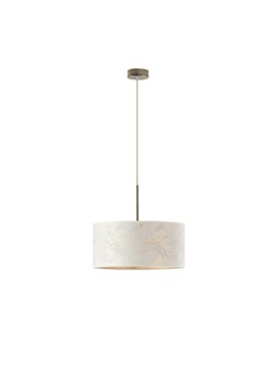 Regulowana lampa wisząca nad stół SINTRA MARMUR fi - 40 cm - kolor biały ze sklepu Lysne w kategorii Lampy wiszące - zdjęcie 181821029