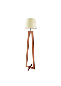 Klasyczna lampa stojąca z abażurem do salonu KOS ze sklepu Lysne w kategorii Lampy podłogowe - zdjęcie 181821099