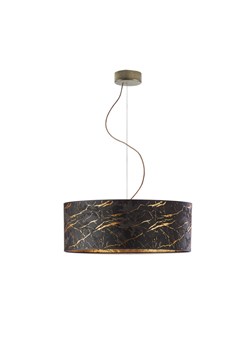 Designerska lampa wisząca nad stół HAJFA MARMUR fi - 50 cm - kolor czarny ze sklepu Lysne w kategorii Lampy wiszące - zdjęcie 181821386