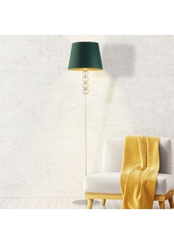 Designerska lampa podłogowa z kloszem ze złotym wnętrzem SEUL GOLD ze sklepu Lysne w kategorii Lampy podłogowe - zdjęcie 181821787
