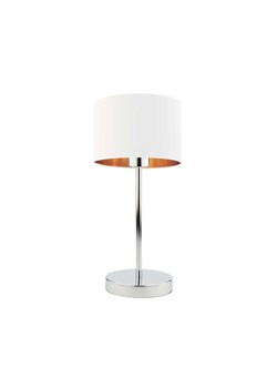 Nowoczesna biała lampka stołowa nocna na stolik do salonu NICEA GOLD ze sklepu Lysne w kategorii Lampy stołowe - zdjęcie 181821929