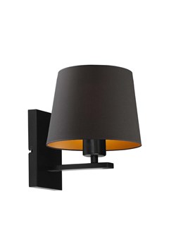 Kinkiet w stylu glamour czarny HVAR GOLD ze sklepu Lysne w kategorii Lampy ścienne - zdjęcie 181821936
