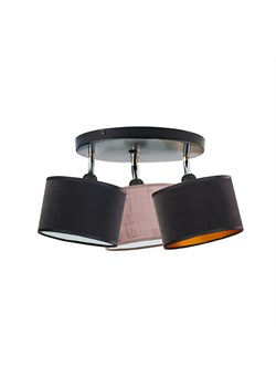 Lampa sufitowa z 3 regulowanymi kloszami DAKOTA VELUR ze sklepu Lysne w kategorii Lampy sufitowe - zdjęcie 181822675