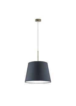 Grafitowa lampa wisząca do sypialni ze stożkowym abażurem SARI - kolor grafitowy ze sklepu Lysne w kategorii Lampy wiszące - zdjęcie 181822815