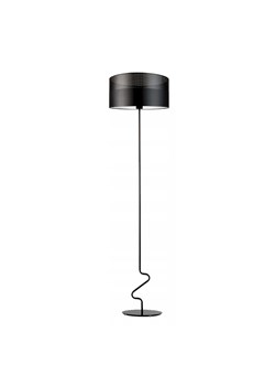 Czarna lampa podłogowa JERSEY GLAM w stylu glamour ze sklepu Lysne w kategorii Lampy podłogowe - zdjęcie 181823045