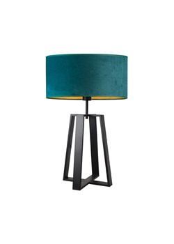 Stylowa lampka nocna do sypialni z welurowym kloszem THOR VELUR ze sklepu Lysne w kategorii Lampy stołowe - zdjęcie 181823357