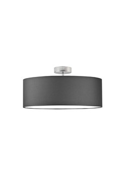 Ciemnoszara lampa sufitowa do sypialni WENECJA fi - 50 cm - kolor grafitowy ze sklepu Lysne w kategorii Lampy sufitowe - zdjęcie 181825568