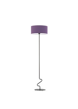 Dekoracyjna lampa stojąca w stylu art deco JERSEY z fioletowym kloszem ze sklepu Lysne w kategorii Lampy podłogowe - zdjęcie 181825629