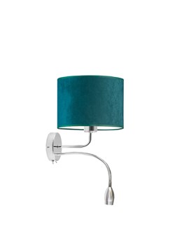 Chromowany kinkiet z włącznikiem CAPRI VELUR ze sklepu Lysne w kategorii Lampy ścienne - zdjęcie 181825805